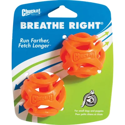 Chuckit Breathe Right Fetch Ball Small 2 stuks