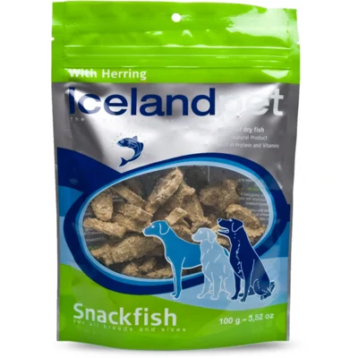 Icelandpet Snackfish Kattensnack Haring 100 gr