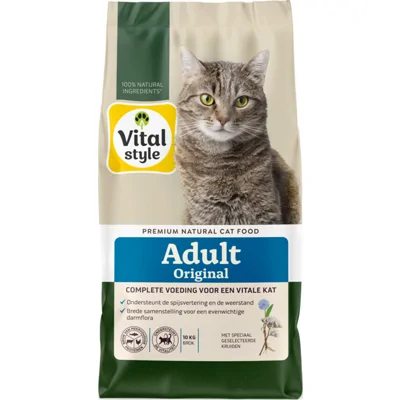 Vitalstyle Adult Original Kattenvoer 10 kg