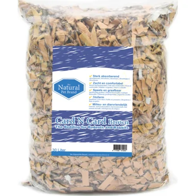 The Natural Pet Brand Card N Card Brown 100 liter