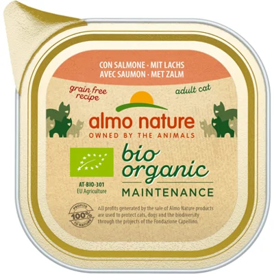 Almo Nature Bio Organic Maintenance - Zalm - 19 x 85g