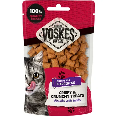 Voskes Kattensnack Crispy & Crunchy Bonito 60 gr