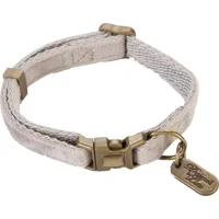 Designed by Lotte Velura - Kattenhalsband - Grijs - 30 x 1 x 0,2 cm Designed by Lotte Velura - Kattenhalsband - Grijs - 30 x 1 x 0,2 cm