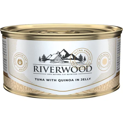 Riverwood Caviar for Cats - Tuna with Quinoa in Jelly - 24 x 85 gram