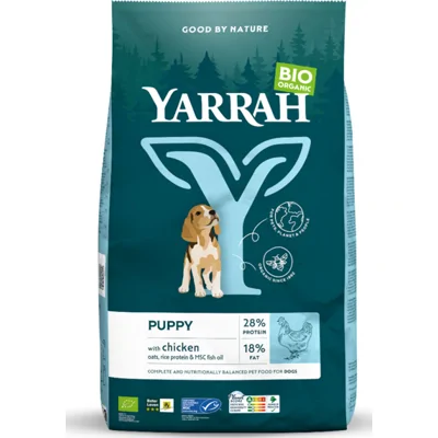 Yarrah Puppy Hondenvoer Bio Kip 2 kg