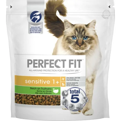 Perfect Fit Sensitive Adult 1+ met kalkoen kattenvoer 1,4 kg