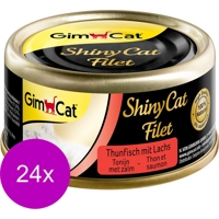 24x GimCat ShinyCat Filet Tonijn&Zalm 70 gr product name
