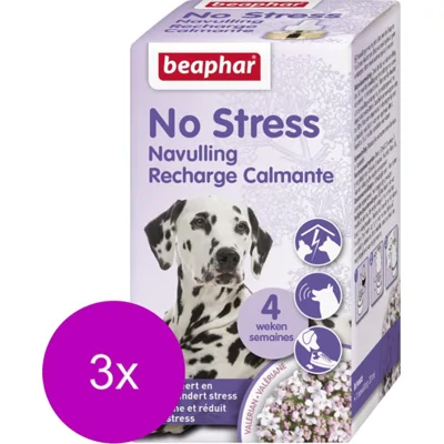 3x Beaphar No Stress Hond Navulling 30 ml