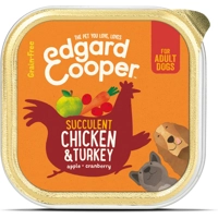 Edgard&Cooper Kuipje Vers Vlees Hondenvoer Kip - Kalkoen 150 gr