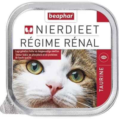 Beaphar Nierdieet Kattenvoer - Taurine - 16 x 100 g