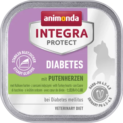 Animonda Integra Protect Cat Diabetes Kalkoenhart - 16 x 100 g