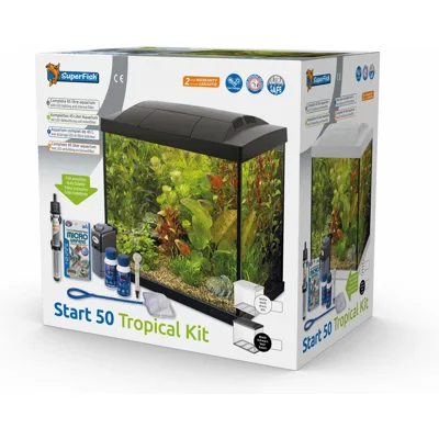 SuperFish Aquarium Tropical Kit - Zwart - 39 L