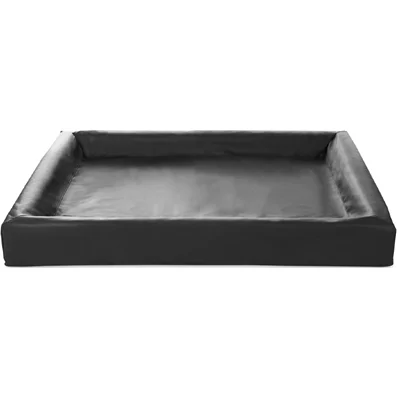 Bia bed kunstleer hoes hondenmand zwart bia-7 120x100x15 cm