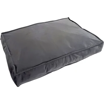 Madison friends hondenkussen lounge velvet grijs 80x55 cm