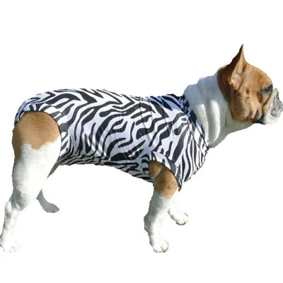 Medical Pet Shirt Hond Zebraprint XL
