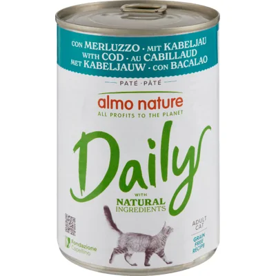 Almo Nature Daily met kabeljauw natvoer kat (400 g) 24 x 400 g
