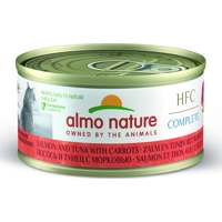 Almo Nature HFC Complete zalm en tonijn met wortel natvoer kat (70 g) 24 x 70 g