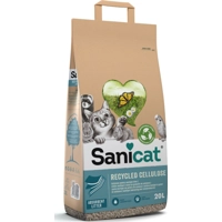 Sanicat Recycled Cellulose kattenbakvulling 2 x 20 liter