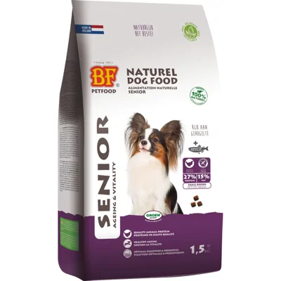 4x BF Petfood Small Breed Senior 1,5 kg