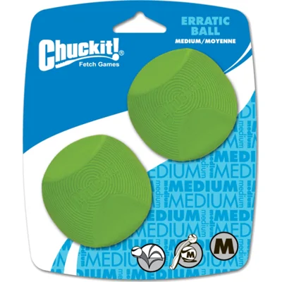 Chuckit Erratic Ball Medium 2-pack