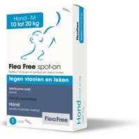Flea Free Spot-On Anti Vlooien en Teken Druppels Hond 10-20 kg