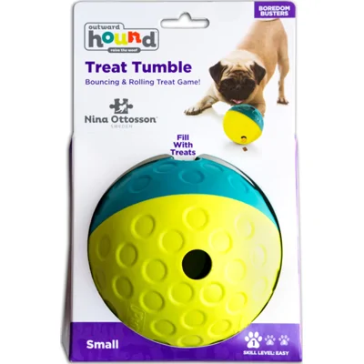 Outward Hound Treat Tumble Blauw Small 10,5 x 10,5 x 10,5 cm