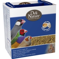 4x Deli Nature Eivoer Tropische Vogels Vet 1 kg