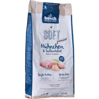 Bosch Soft Junior Hondenvoer - Kip & Zoete Aardappel - 12,5 kg