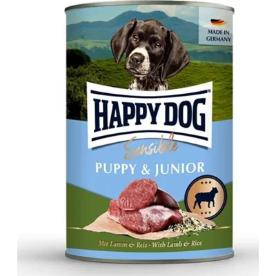 Happy Dog Sensible Puppy & Junior Natvoer - Lam & Rijst - 6 x 400 gram