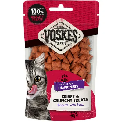 Voskes Kattensnack Crispy & Crunchy Tonijn 60 gr