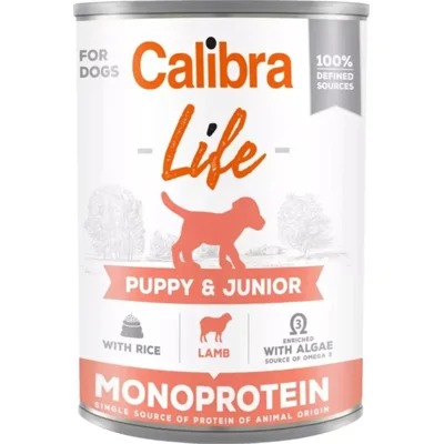 Calibra Hondenvoer Life Puppy & Junior Kip 6 x 400 gr