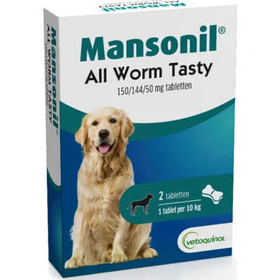 Mansonil All Worm Tasty 6 tabletten
