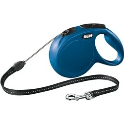 Flexi Classic Cord 8 meter Medium Blauw