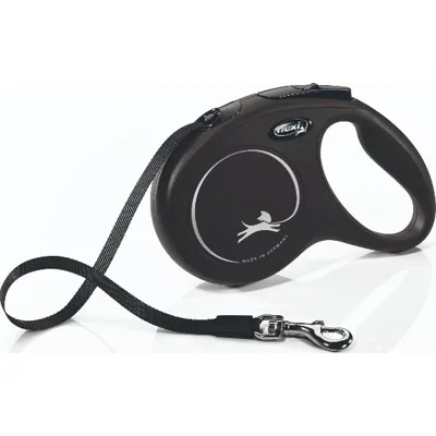 Flexi New Classic Tape S Zwart 5m
