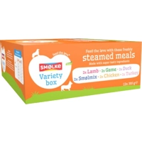 Smølke Vers Gestoomde Maaltijd Variety Box hond 12 x 395 gram