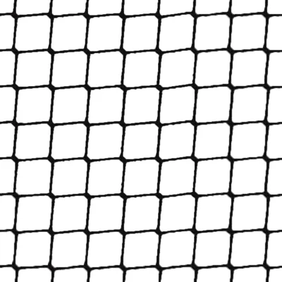 Vogelnet 5 X 5 Meter Zwart (maaswijdte: 19mm) Tegen Vogels - Tegen kleinere vogels - Supersterk - Zwart van kleur