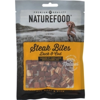 8x Rosewood Naturefood Steak Bites Eend&Koolvis 100 gr