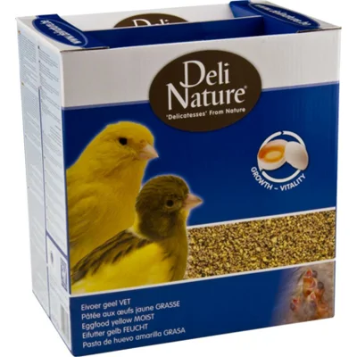 4x Deli Nature Eivoer Vet Geel 1 kg