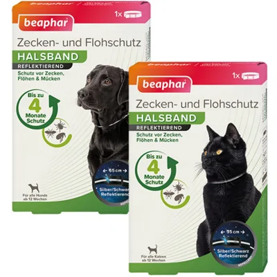Beaphar Vlooienband Reflecterend - Hond - 65 cm