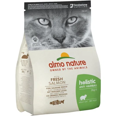 Almo Nature Kat Holistic Droogvoer - Anti-Hairball - Zalm - 2 kg