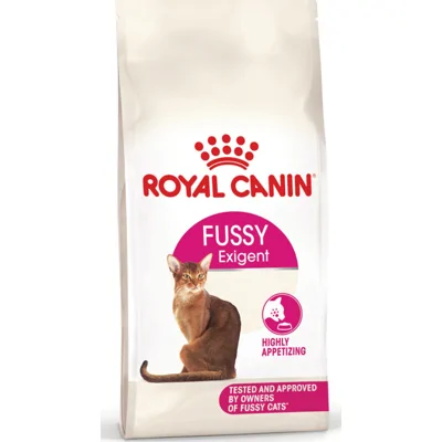 4x Royal Canin Kattenvoer Droog Fussy Exigent 4 kg