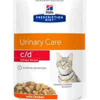 Hills Prescription Diet Feline C/D Urinary Stress Kip 12 x 85 gr