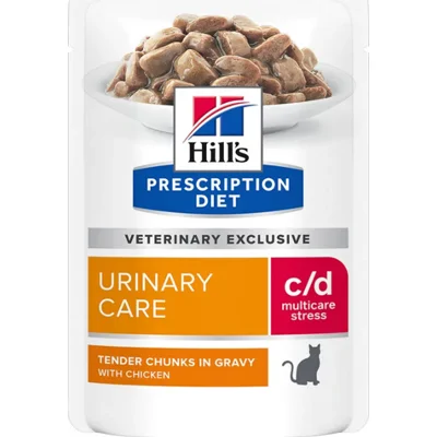 Hills Prescription Diet Feline C/D Urinary Stress Kip 12 x 85 gr