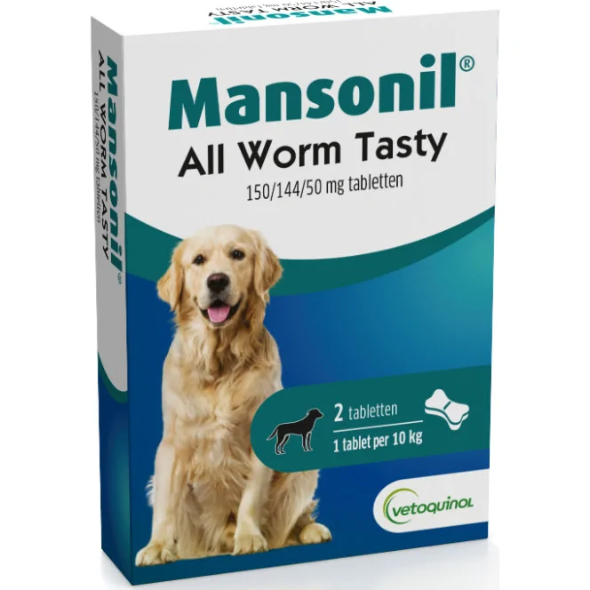 Mansonil All Worm Tasty 2 tabletten