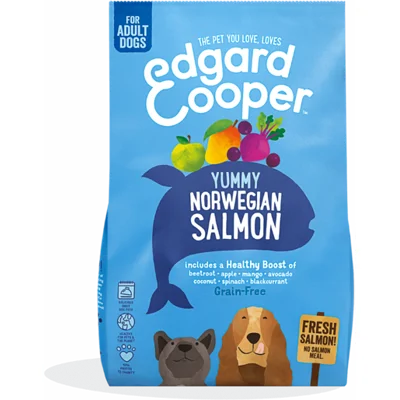 Edgard & Cooper Hond Zalm 12kg grote brok