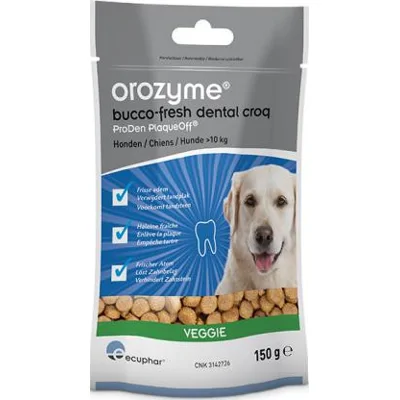 Orozyme Bucco-Fresh Dental Croq hond vanaf 10 kg - 150gr