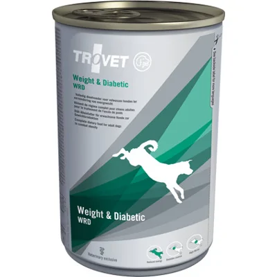 Trovet Weight & Diabetic WRD natvoer hond 6 x 400 g
