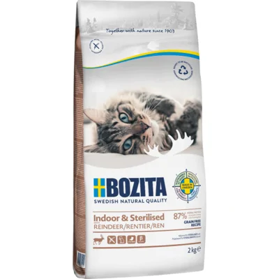 Bozita Indoor & Sterilised graanvrij kattenvoer 10 kg