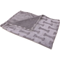 Brekz Sandham deken voor hond en kat grijs 100 x 150 cm
