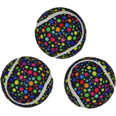 Tennisbal Dots hondenspeelgoed Per set
